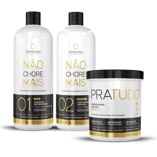 Borabella Não Chore Mais (Don't Cry No More) - 19 Amino Acids Professional Kit