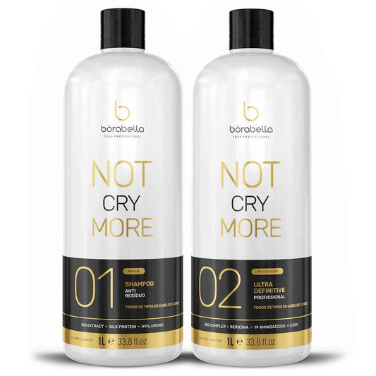 Não Chore Mais (Don't Cry No More) Progressive Hair Treatment 2x1000ml - Borabella