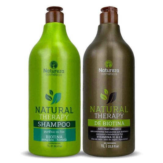 Natural Therapy Formaldehyde Free Biotin Treatment Kit 2x1L- Natureza Cosmetics